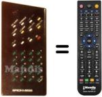 Replacement remote control 33 T 2