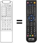 Replacement remote control 3F14-00022-050