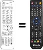 Replacement remote control 3F14-00048-140