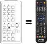 Replacement remote control UNIVERSUM 9562034