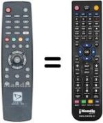 Replacement remote control Metronic ZAPBOX EASY