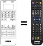 Replacement remote control 4900 064 534 / 582