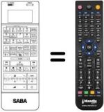 Replacement remote control 4900 064 897 / 912