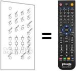 Replacement remote control 510.01.0131