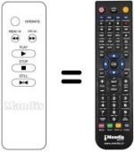 Replacement remote control Irradio VL 210 TC