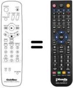 Replacement remote control 597-086G