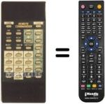 Replacement remote control SAT 4501