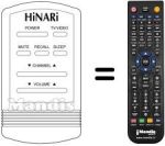 Replacement remote control 6142-03501
