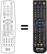 Replacement remote control LG KE 14PZ GX / BX / PX