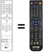 Replacement remote control LG MW 30LZ10