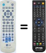 Replacement remote control 6711R1P082A