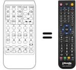 Replacement remote control 701 308 043