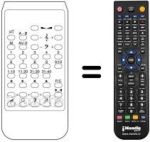 Replacement remote control 701 308 058