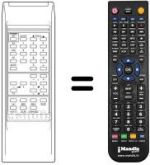 Replacement remote control QUELLE 729687.4