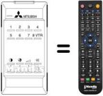 Replacement remote control 939P-036050
