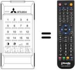 Replacement remote control 939P-03607
