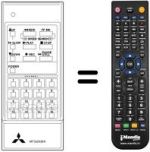 Replacement remote control 939P-06501
