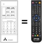 Replacement remote control 939P-08906