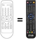 Replacement remote control 97P1R2CCDO