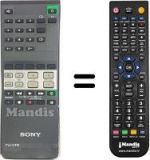 Replacement remote control Sony KV-2121 D