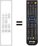 Replacement remote control A512220