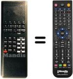 Replacement remote control A516040