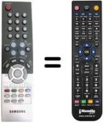 Replacement remote control Samsung WS 32Z306V