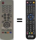 Replacement remote control Samsung CB 15N112 T