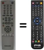 Replacement remote control Samsung SV-445 G