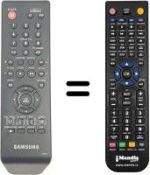 Replacement remote control 00071 F