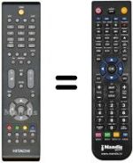 Replacement remote control B8080124-1