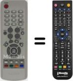 Replacement remote control Samsung SYNCMASTER 941 MP