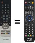 Replacement remote control Samsung LW 17M25CP