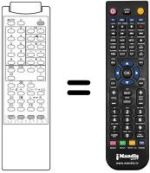 Replacement remote control 3F14-00022-040