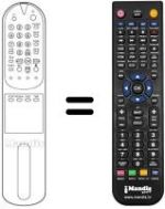 Replacement remote control LG CB 14F80 X