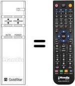 Replacement remote control LG CBZ 4102