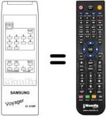 Replacement remote control CI-210 R