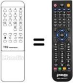 Replacement remote control Dual CKT 9825