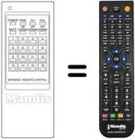 Replacement remote control HS 147704