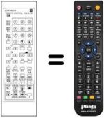Replacement remote control CLE 872 B