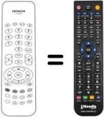 Replacement remote control CLE 934 A