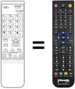 Replacement remote control CLU 250
