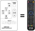 Replacement remote control CRM-E4A