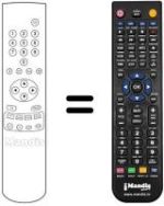 Replacement remote control QUELLE FT 7141 UNIVERSUM