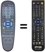 Replacement remote control United DVBT 9080
