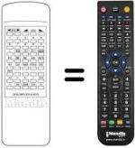 Replacement remote control TELEGAZI CTV 9Z85