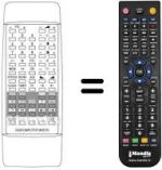 Replacement remote control DIGICOMPUTER 58 KEYS