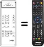 Replacement remote control DIGICOMPUTER Q 455