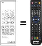 Replacement remote control DIGI SYSTEM 6510