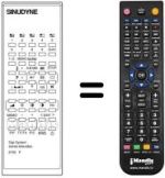 Replacement remote control DIGI SYSTEM 6700 PIP